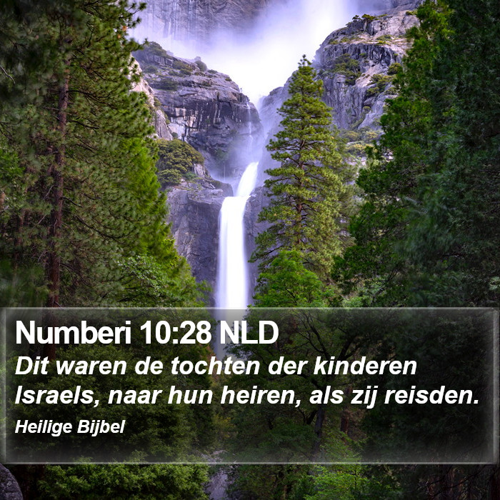 Numberi 10:28 NLD Bible Study