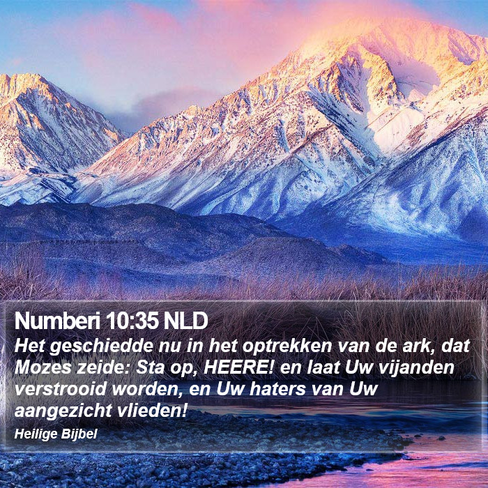 Numberi 10:35 NLD Bible Study