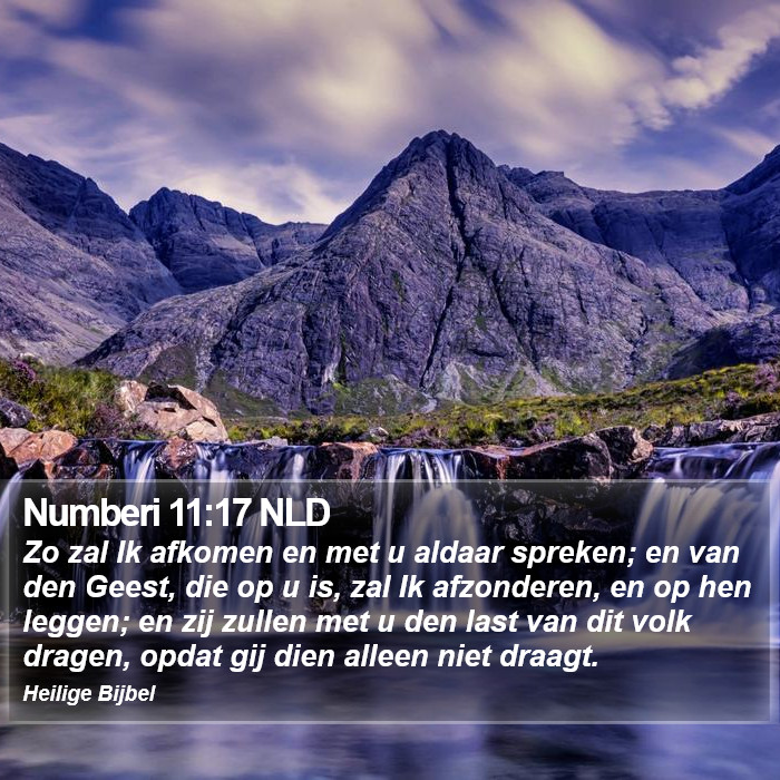 Numberi 11:17 NLD Bible Study
