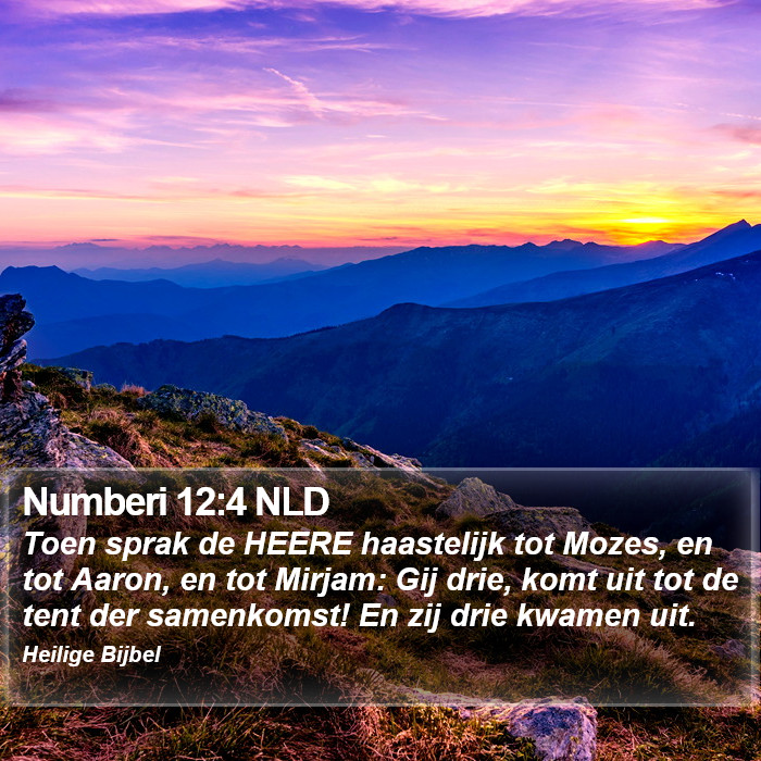 Numberi 12:4 NLD Bible Study