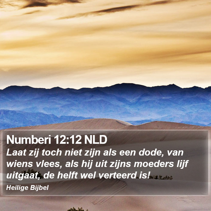 Numberi 12:12 NLD Bible Study
