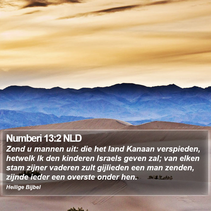 Numberi 13:2 NLD Bible Study