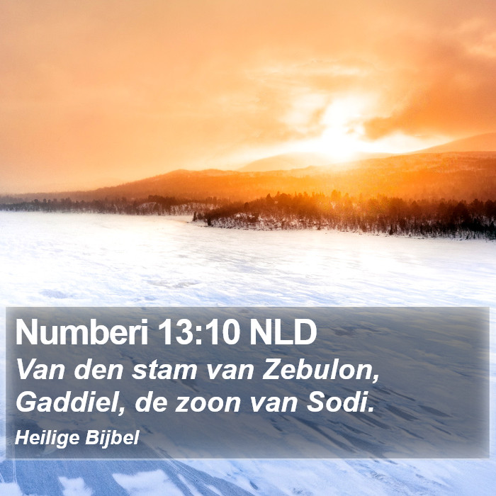 Numberi 13:10 NLD Bible Study