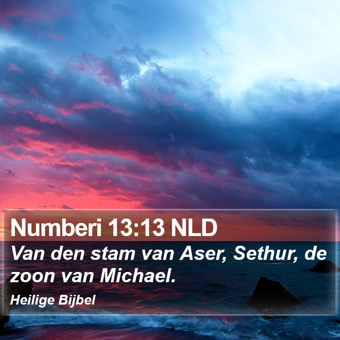 Numberi 13:13 NLD Bible Study