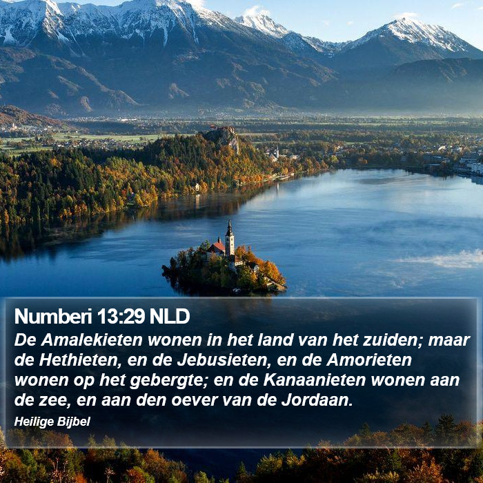 Numberi 13:29 NLD Bible Study