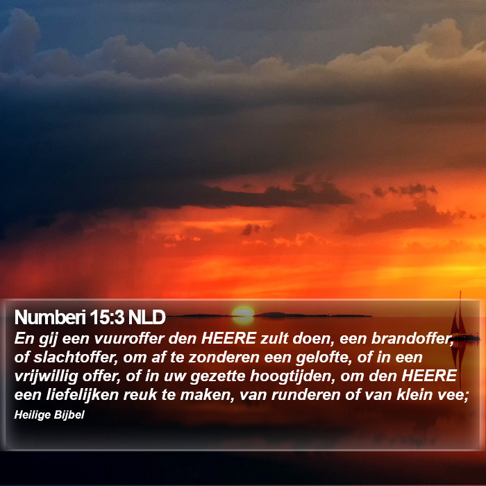 Numberi 15:3 NLD Bible Study