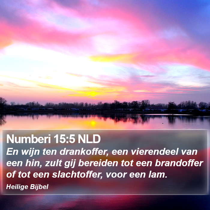 Numberi 15:5 NLD Bible Study