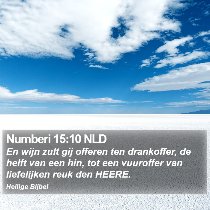 Numberi 15:10 NLD Bible Study