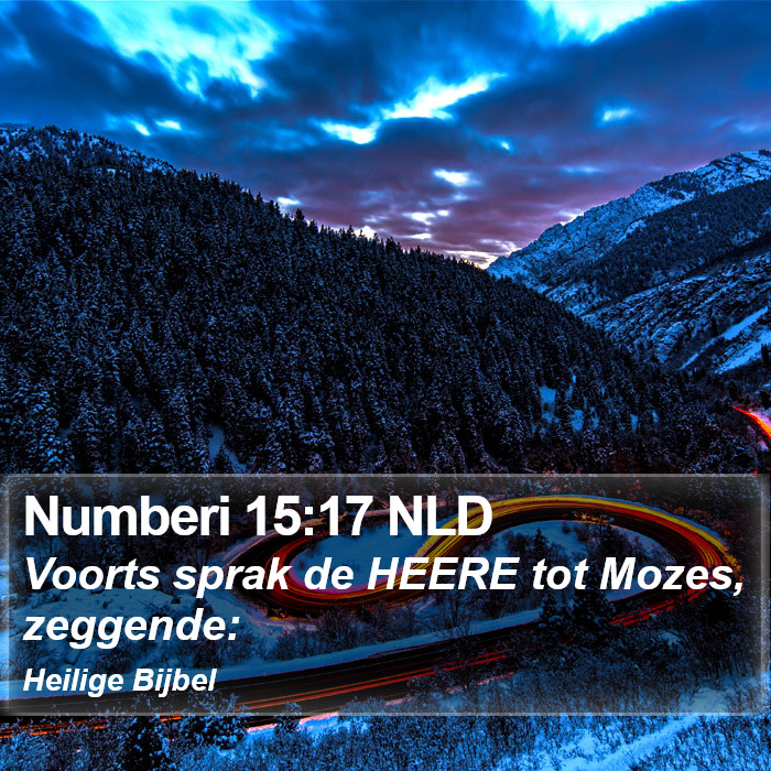 Numberi 15:17 NLD Bible Study