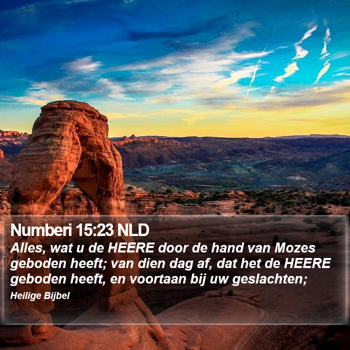 Numberi 15:23 NLD Bible Study