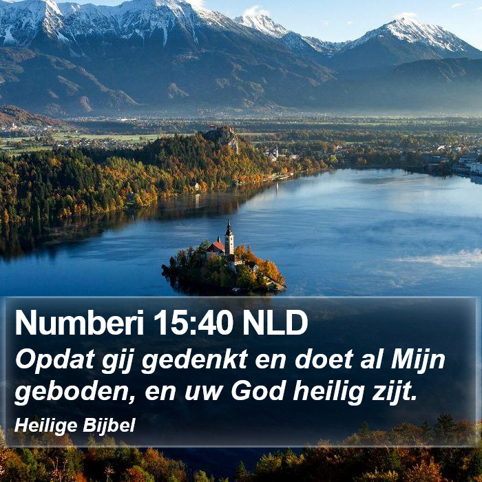 Numberi 15:40 NLD Bible Study
