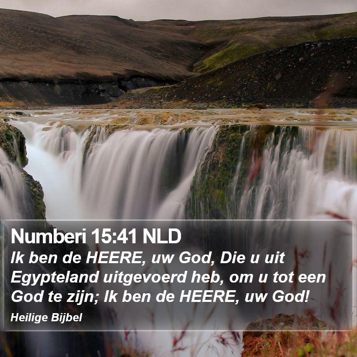 Numberi 15:41 NLD Bible Study