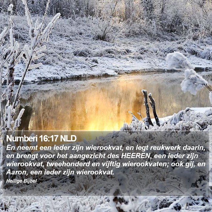 Numberi 16:17 NLD Bible Study