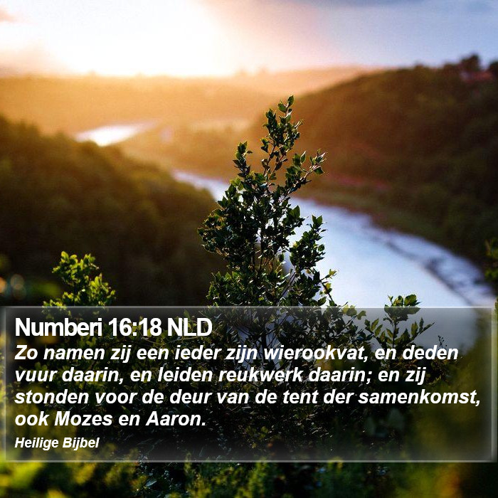 Numberi 16:18 NLD Bible Study