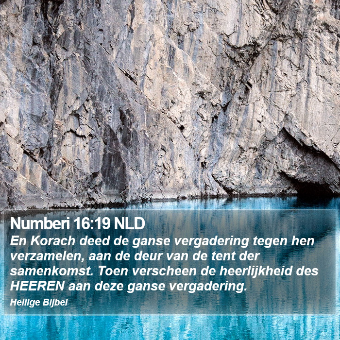 Numberi 16:19 NLD Bible Study