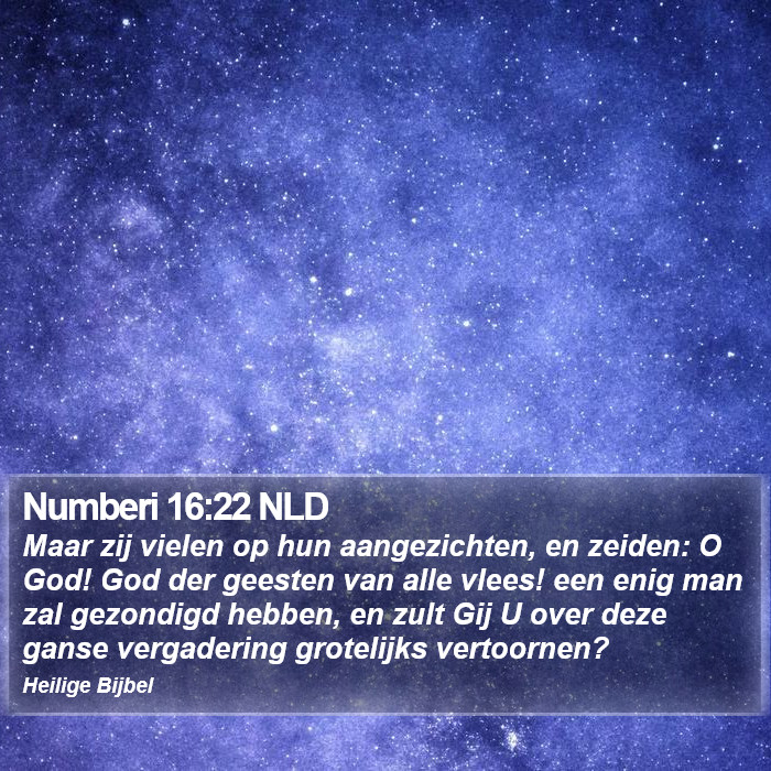 Numberi 16:22 NLD Bible Study