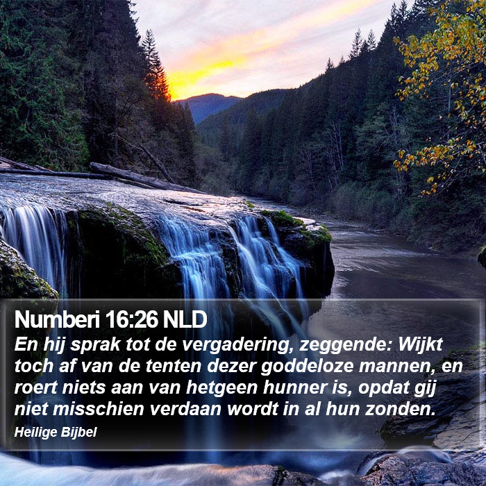 Numberi 16:26 NLD Bible Study