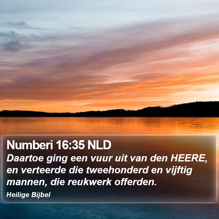 Numberi 16:35 NLD Bible Study