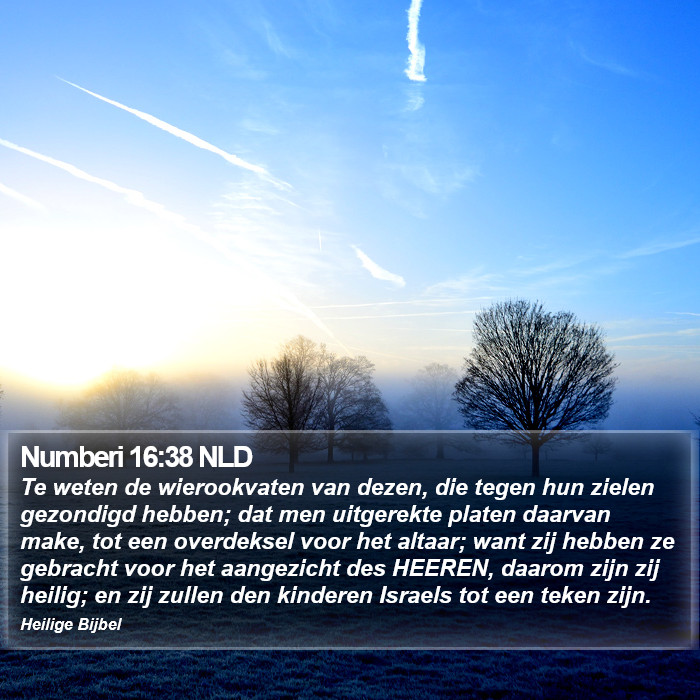 Numberi 16:38 NLD Bible Study