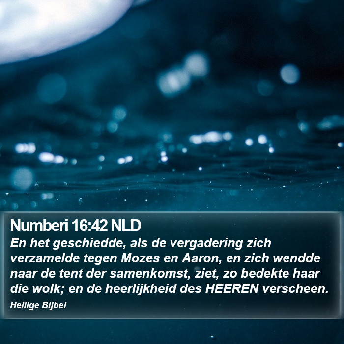 Numberi 16:42 NLD Bible Study