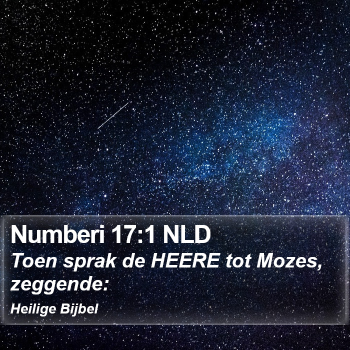 Numberi 17:1 NLD Bible Study