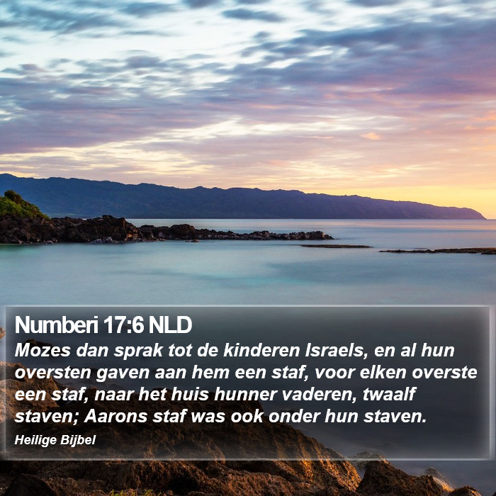 Numberi 17:6 NLD Bible Study