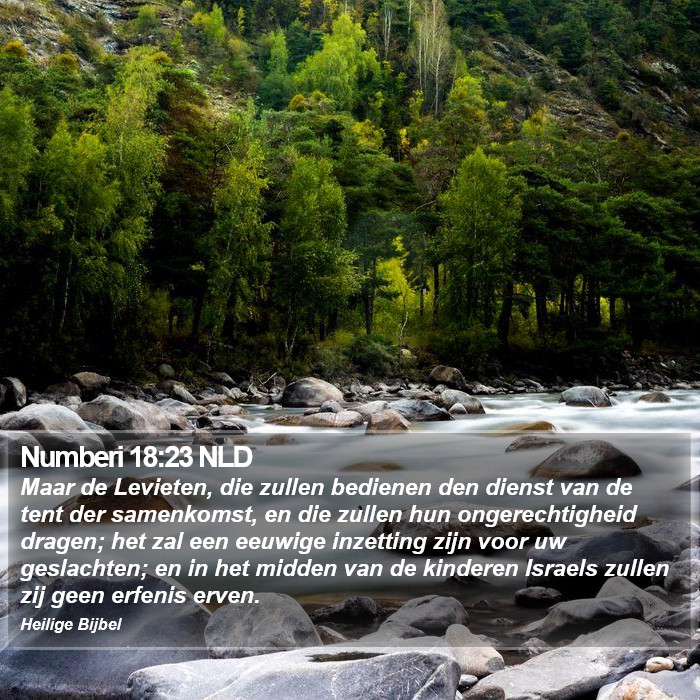 Numberi 18:23 NLD Bible Study
