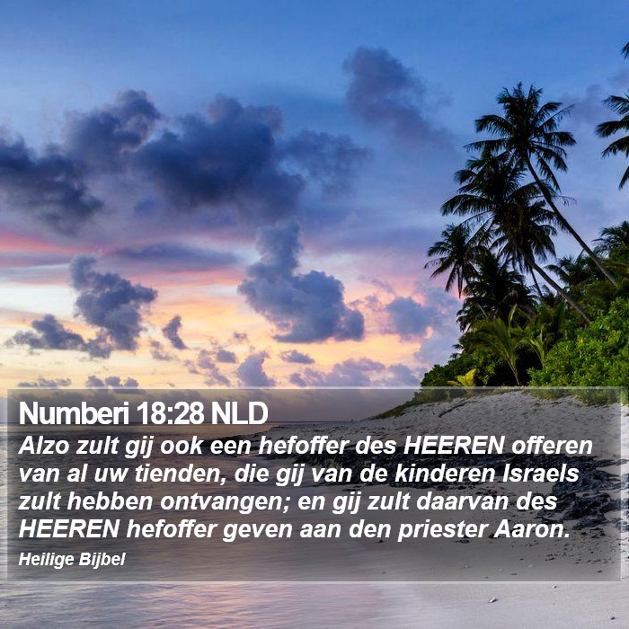 Numberi 18:28 NLD Bible Study