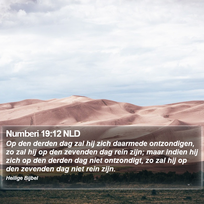 Numberi 19:12 NLD Bible Study