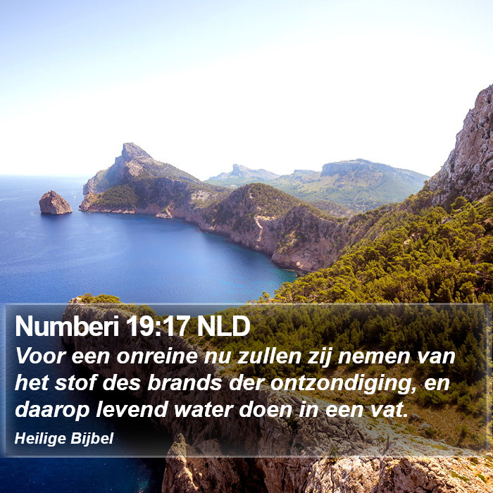 Numberi 19:17 NLD Bible Study