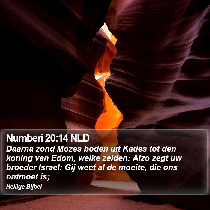 Numberi 20:14 NLD Bible Study