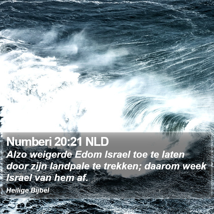 Numberi 20:21 NLD Bible Study