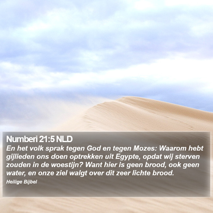 Numberi 21:5 NLD Bible Study