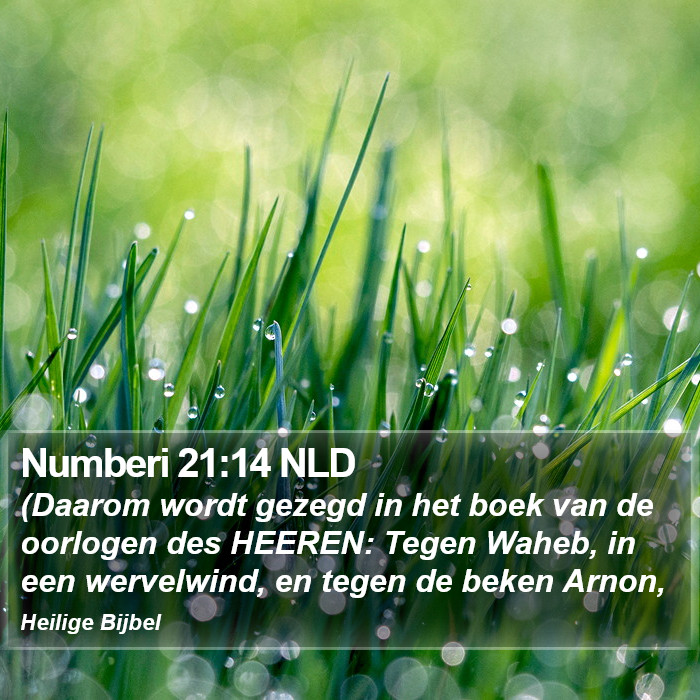 Numberi 21:14 NLD Bible Study