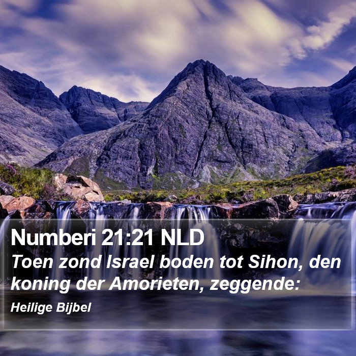 Numberi 21:21 NLD Bible Study