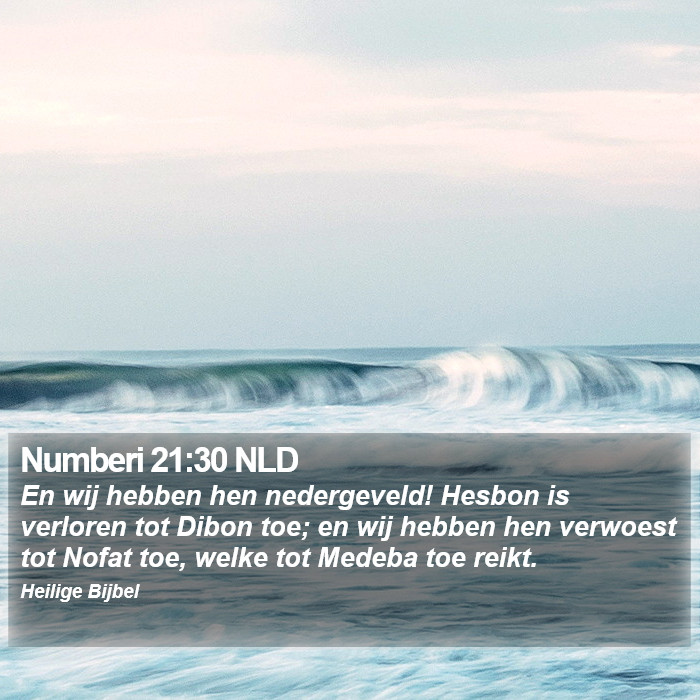 Numberi 21:30 NLD Bible Study
