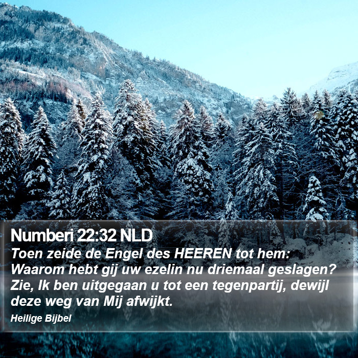 Numberi 22:32 NLD Bible Study