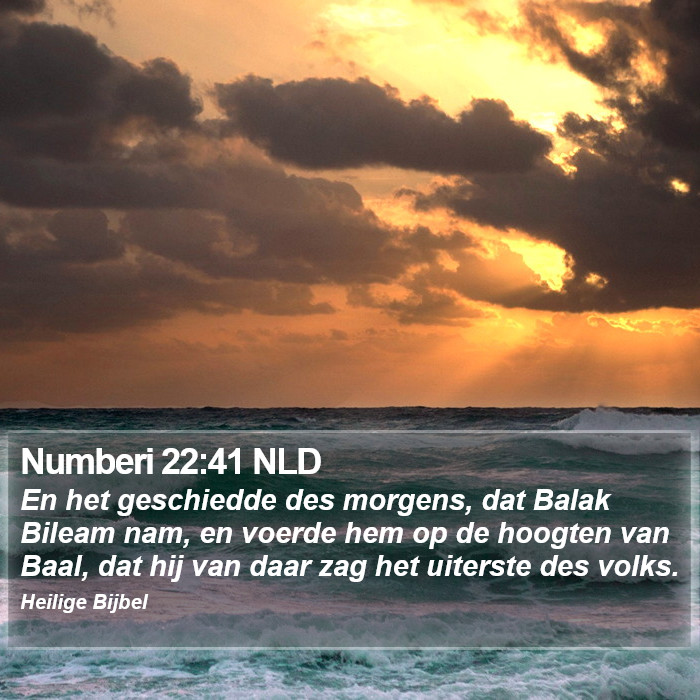 Numberi 22:41 NLD Bible Study
