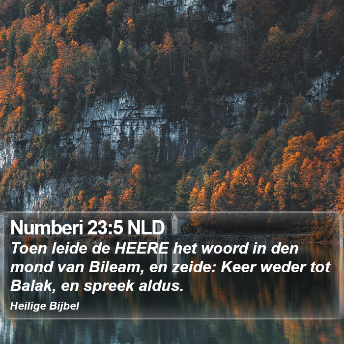 Numberi 23:5 NLD Bible Study