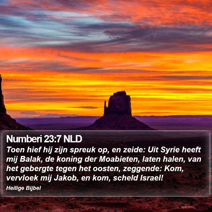 Numberi 23:7 NLD Bible Study