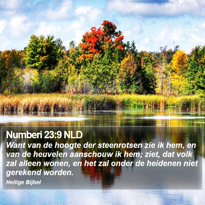 Numberi 23:9 NLD Bible Study