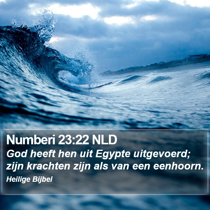 Numberi 23:22 NLD Bible Study