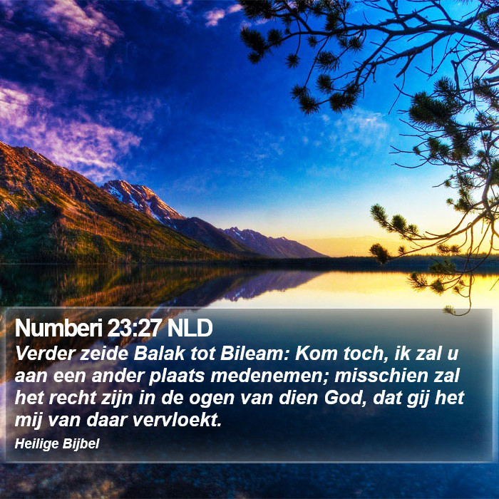 Numberi 23:27 NLD Bible Study