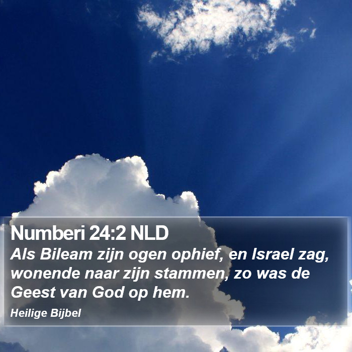 Numberi 24:2 NLD Bible Study