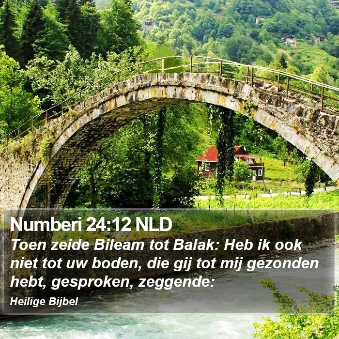 Numberi 24:12 NLD Bible Study