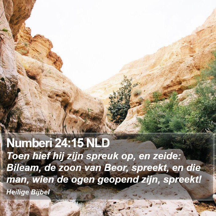 Numberi 24:15 NLD Bible Study