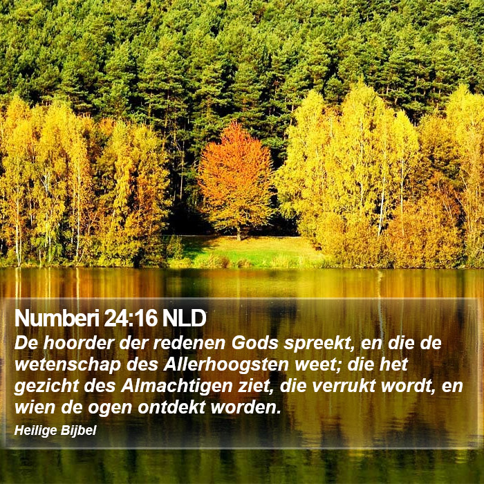 Numberi 24:16 NLD Bible Study