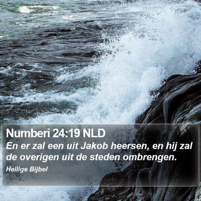 Numberi 24:19 NLD Bible Study