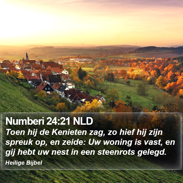 Numberi 24:21 NLD Bible Study