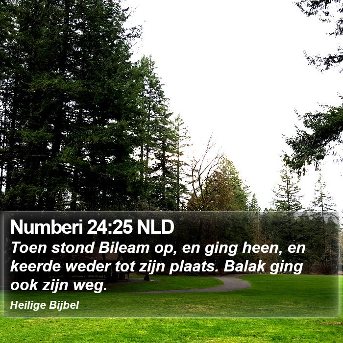 Numberi 24:25 NLD Bible Study